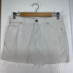 Urban Outfitters White Mini Skirt